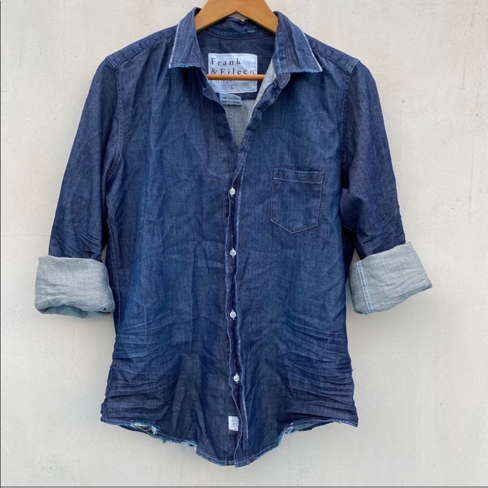 NWOT Frank & Eileen “Famous Denim” Barry Shirt L